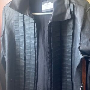 One-of-a-kind 'leather' like black jacket